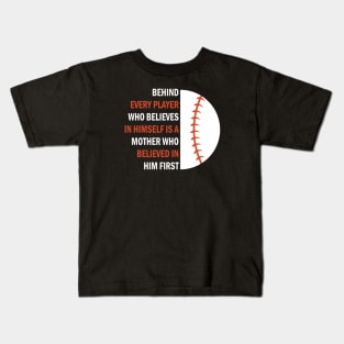 Baseball Lover, Baseball Design Saying Motivational Kids T-Shirt